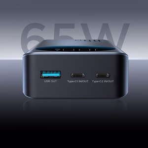 Joyroom JR-PBF05 Pro 30000mAh 65W Powerbank Digitaalse Ekraaniga 2x USB-C 1x USB-A - Must