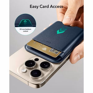ESR Classic RFID-kaitsega MagSafe magnetiline telefoni kaarditasku – tumesinine