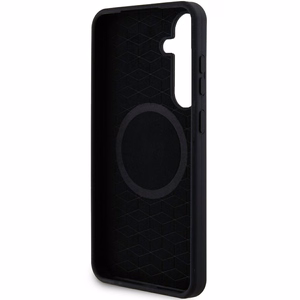 BMW M Silicone Printed Ring MagSafe ümbris jaoks Samsung Galaxy S24+ - must
