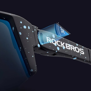 Rockbros SP297 polariseerivad rattaprillid - must