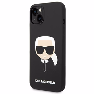 Karl Lagerfeld Silicone Karl's Head MagSafe ümbris jaoks iPhone 14 Plus - must