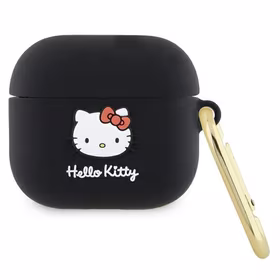 Hello Kitty Silicone 3D Kitty Head ümbris jaoks AirPods 3 - must