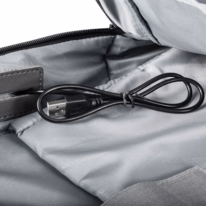 Modecom SMART 15 seljakott, must/hall, polüester