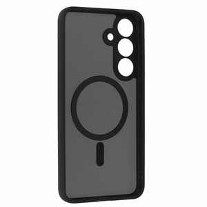 Full Matte Mag Cover jaoks Samsung Galaxy S25 Plus must