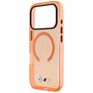 BMW M IML Metal Logos MagSafe Ümbris for iPhone 17 Pro Max - Pro oranž
