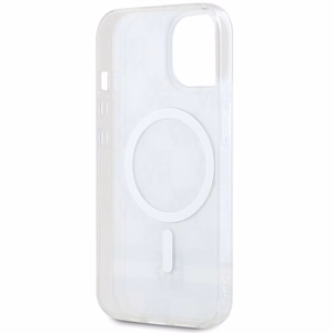 DKNY IML Checkered Mono Pattern & Printed Stripes MagSafe ümbris jaoks iPhone 15 / 14 / 13 - beige