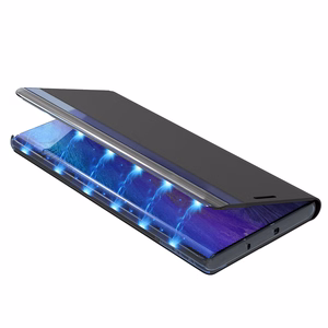 New Sleep Ümbris iPhone 16e Flip Cover with Stand - Sinine