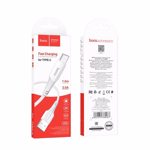 Cable USB A to USB C Hoco 3A 1 m X70 white