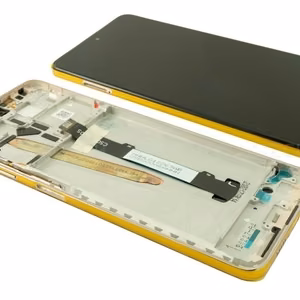 LCD ekraan Xiaomi Poco X3 Pro/X3/X3 NFC puuteekraani ja raamiga Metal Bronze originaal (service pack)