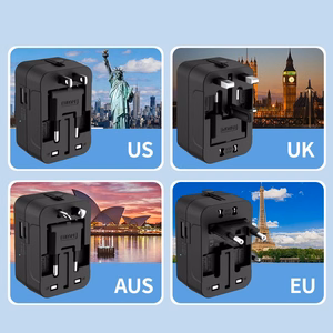 TECH-PROTECT TA300 reisiadapter EU / UK / US / AU must