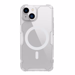 Бронированный чехол Nillkin Nature Pro с MagSafe для iPhone 15 Plus - белый