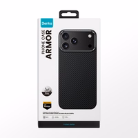 Benks Magnetic Armor Pro Kevlar Ümbris Metal Frame 600D (A069) jaoks Iphone 17 Pro must (Camera Control Button)