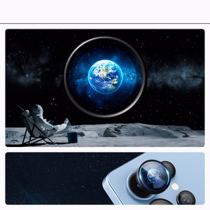 Защита камеры Spigen Optik Pro GLAS.TR EZ FIT 2 шт. для Samsung Galaxy S25 Ultra - чёрный