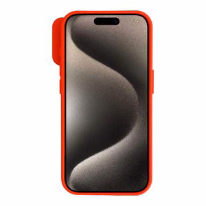 Camshield Soft jaoks Iphone 15 Pro Punane