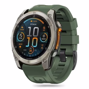 Tech-Protect Silicone Strap jaoks Garmin Fenix 5S / 5S PLUS / 6S / 6S Pro / 7S / 8 (43MM) - roheline