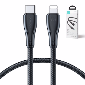Joyroom Surpass Series A11 Lightning / USB-C 20W 1.2 m кабель - чёрный