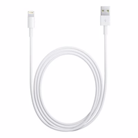 APPLE kaabel USB MD818ZM / A IPHONE LIGHTING 8-PIN 1M valge ilma karbita ilma ääriseta