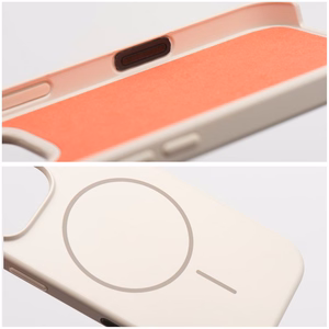 Ümbris jaoks iPhone 16 PLUS Premium Läikiv Mag Kate compatible koos MagSafe and Camera Control button valge