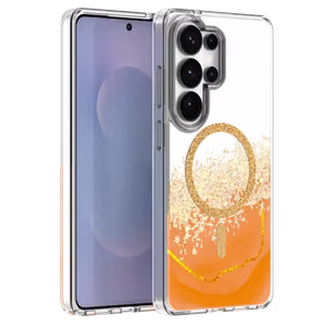 Чехол Epoxy Mag для Samsung Galaxy S25 Ultra оранжевый