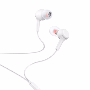 HOCO wire kõrvaklapid Jack 3,5 mm with microphone M78 valge
