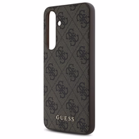 Guess GUHCS24FEG4GFBR S24 FE S721 brown/brown hardcase 4G Metal kuldne Logo