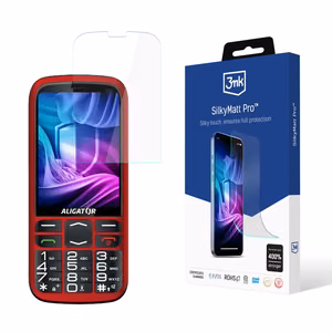 Aligator A830 Senior – 3mk Silky Matt Pro telefoni ekraanikaitse