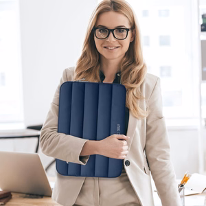 Tech-Protett Fluffy Laptop Kott 15-16 - tumesinine