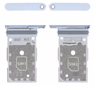 SIM card holder Samsung S931 S25/S936 S25 Plus Dual Icy sinine original (service pack)