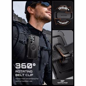 Supcase Unicorn Beetle Pro Mag MagSafe 2-komplektne ümbris Samsung Galaxy S26 Ultra jaoks - must