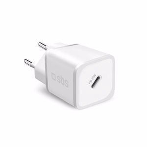 SBS TETRGAN1C20W 20W GaN Wall Laadija koos Power Delivery - valge