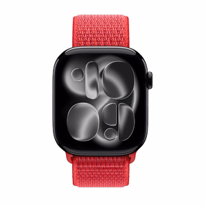 Crong Nylon Apple Watch spordirihm, 38/40/41/42 mm, Red Fusion