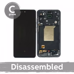 LCD дисплей совместимый с Samsung A556 A55 5G с рамкой / Сиреневый / (8/10 б/у)