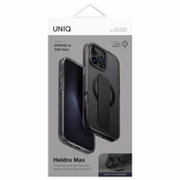 Uniq Heldro Max iPhone 16 Pro Max 6.9" Magclick Charging ümbris must/vapour smoke