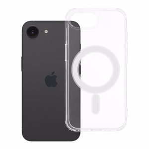 CLEAR MAG ÜMBRIS compatible with MagSafe jaoks IPHONE 16E (SE 4 2025) läbipaistev