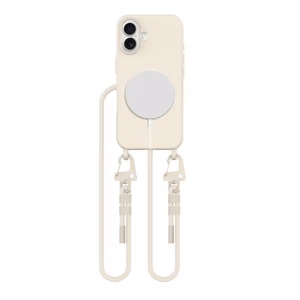 Tech-Protect MagNecklace MagSafe Ümbris with Lanyard jaoks iPhone 16 - Beige