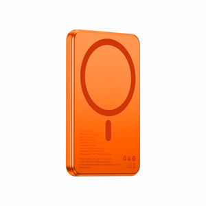 Forcell F-Energy Slim F5K9 akupank, MagSafe'iga ühilduv, 5000 mAh, 15 W, QC 4.0, PD 3.0, oranž