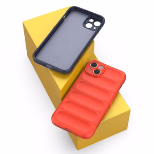 Magic Shield Case ümbris iPhone 14 Plus paindlik soomustatud ümbris helesinine