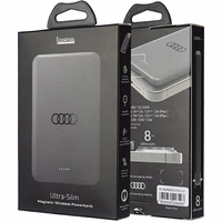 Powerbank Audi Big Logo MagSafe induktiivne 15W 5000mAh - hall