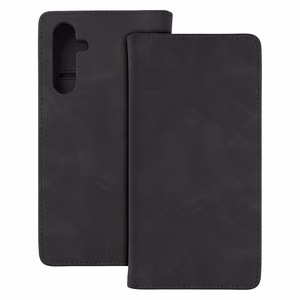 Smart Suede ümbris jaoks Samsung Galaxy A54 5G must