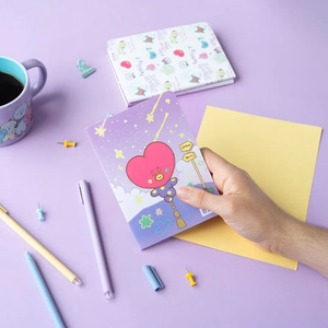 BT21 TATA A6 märkmike komplekt, 3 tk