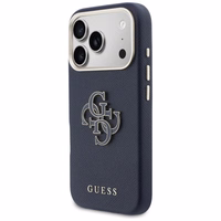 Guess HC PU FW RESIN LOGO BLUE ümbris iPhone 17 Pro 6,3"