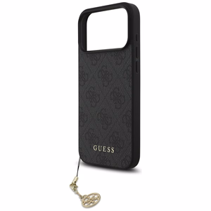 Guess 4G Charms Collection MagSafe ümbris jaoks iPhone 17 Pro Max - must