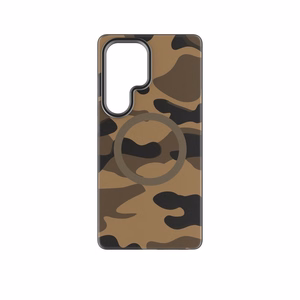 Ümbris jaoks Samsung S25 ULTRA Forcell F-Protect Levels Dual Layer 4D technology compatible with Magsafe Military Drop-Test desert camo