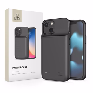 Tech-Protect PowerCase iPhone 12 mini / 13 mini jaoks koos 4700mAh energiapangaga - must