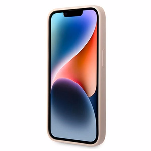 Karl Lagerfeld KLHMP14XSLKHLP iPhone 14 Pro Max 6.7" жёсткий чехол светло-розовый/светло-розовый Silicone Karl`s Head MagSafe