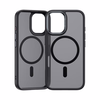 Benks Magnetic Mist Ümbris Metal Frame jaoks Iphone 16 Plus must