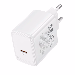 Borofone BN33 Fuente GaN USB-C võrgulaadija QC3.0 PD 40W valge