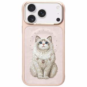 Nimmy Lucky Fashion Cat MagSafe ümbris iPhone 17 Pro roosa