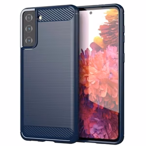 Carbon Case Paindlik kate TPU ümbris Samsung Galaxy S21+ 5G (S21 Plus 5G) sinine