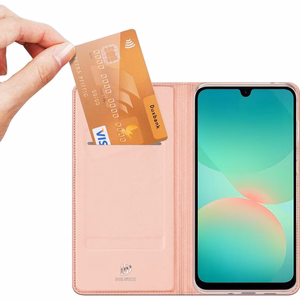 Dux Ducis Skin Pro ümbris Samsung Galaxy A27 5G (A276) telefonile, roosa-kuldne